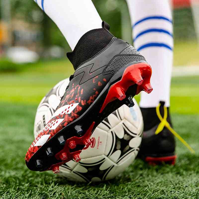 Buty piłkarskie outdoor wysokie trampki, buty piłkarskie dla mężczyzn sportowe dla dzieci