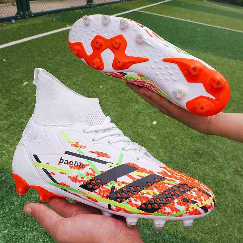 Football Boots Outdoor High Top Sneakers Soccer Shoes
