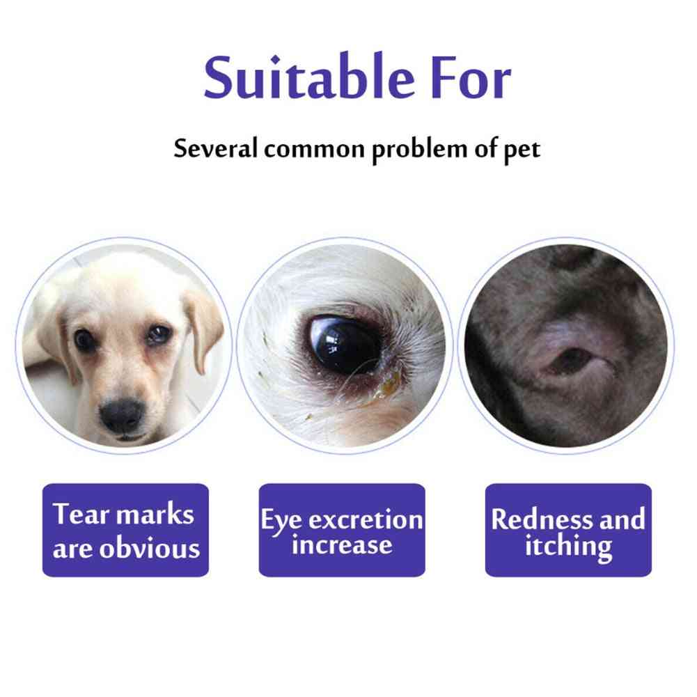 Dogs, Cats Eye Wet Wipes; Tear Stain Remover, Pets Grooming Supplies