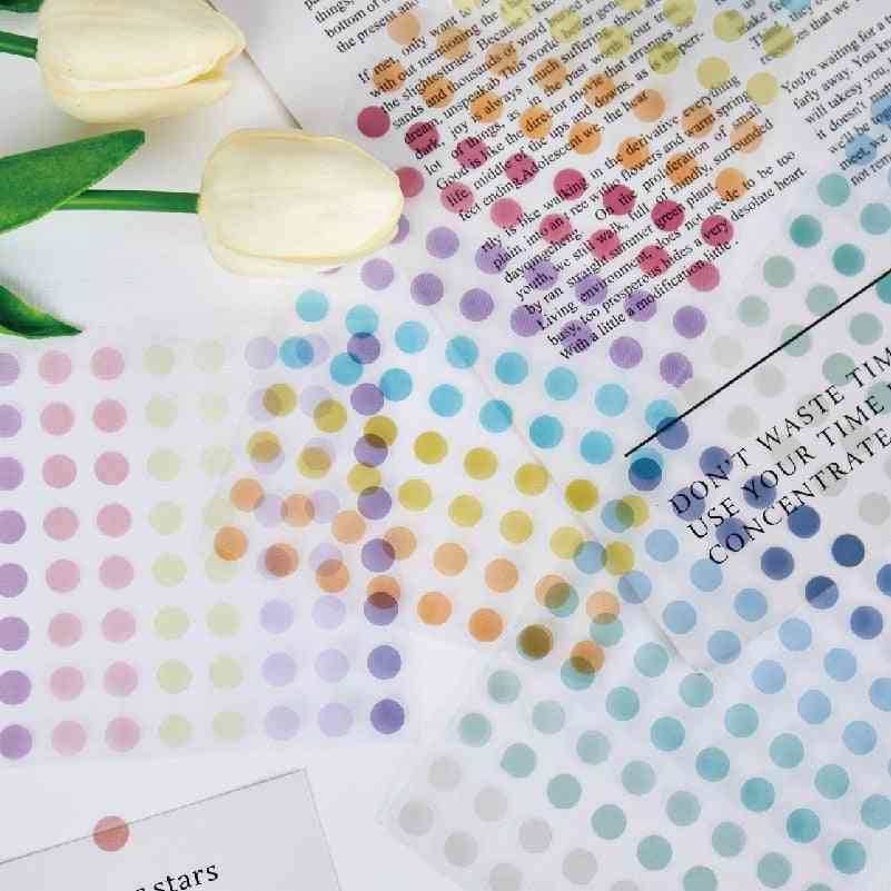 1pcs Color Dots Wide Decorative - Adhesive Masking Tape