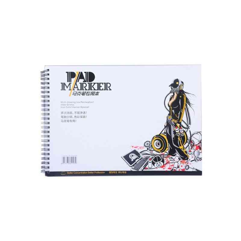 Marker Painting Paper, Sketch Book Notepad