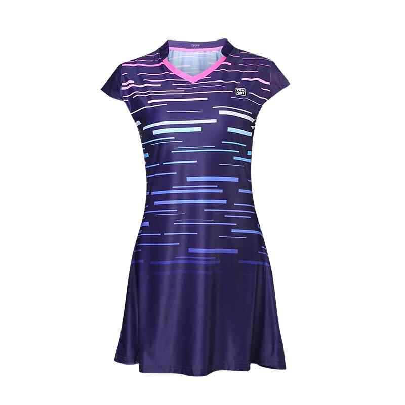 Badminton/tennis Training Sports Dress With Safety Shorts