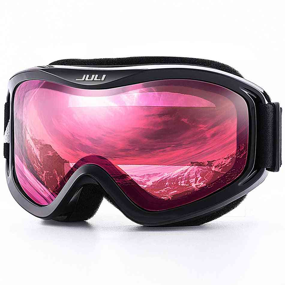 Winter Snow Sports With Anti-fog Double Lens Ski Mask Glasses