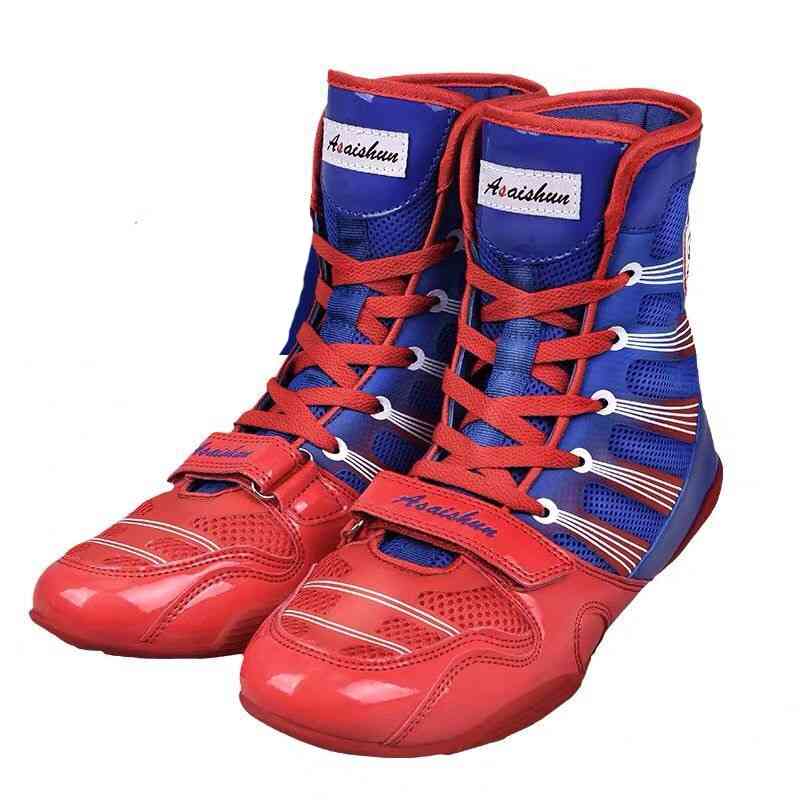 Professional Wrestling Boots For Men, Anti Slip Fighting Boxing Shoes