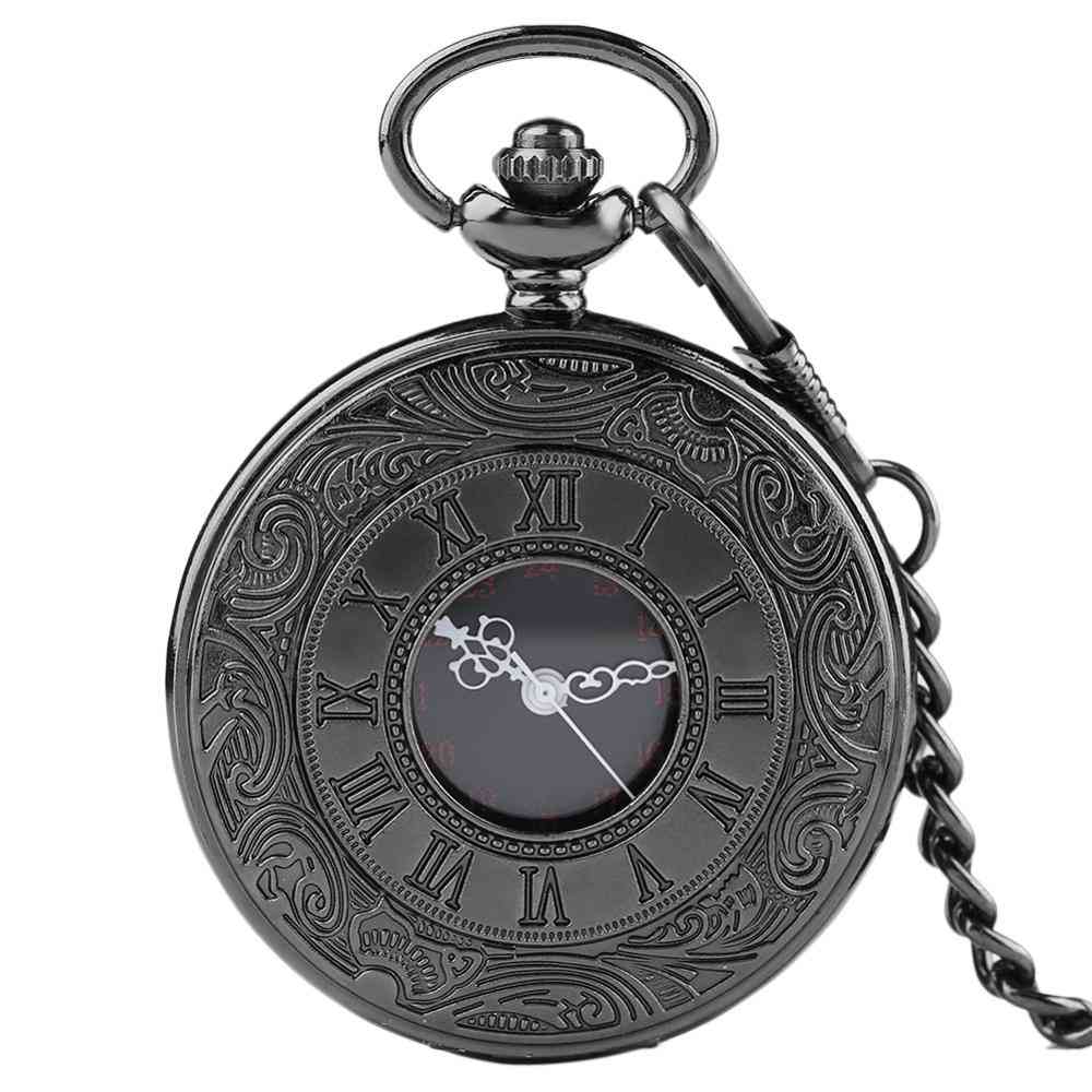 Reloj de bolsillo con números romanos de estilo antiguo