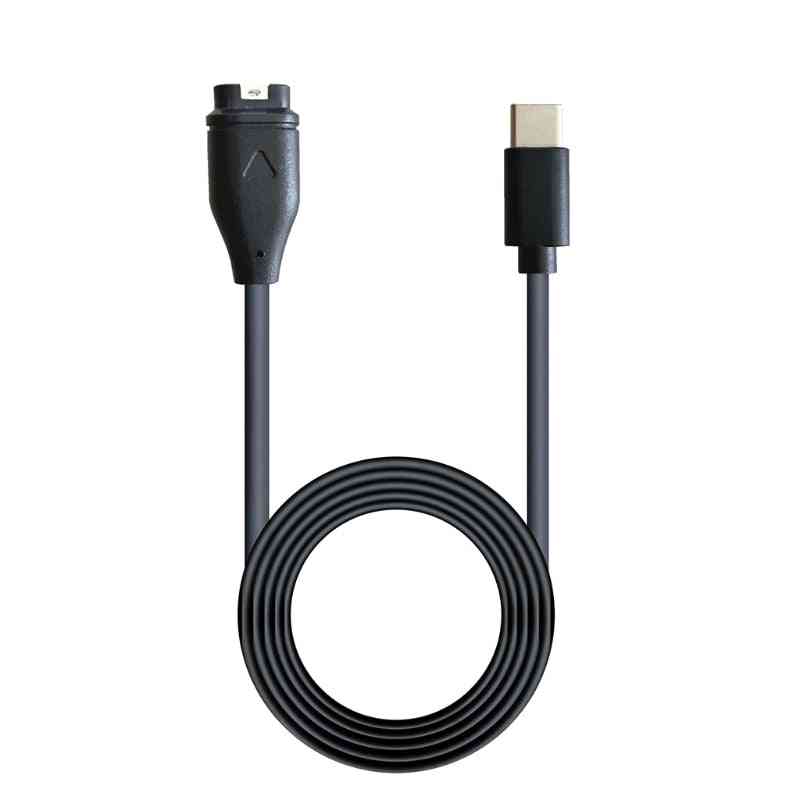Type-c Fast Charging Data Cable Power Charger Wire For Garmin- Fenix  Forerunner