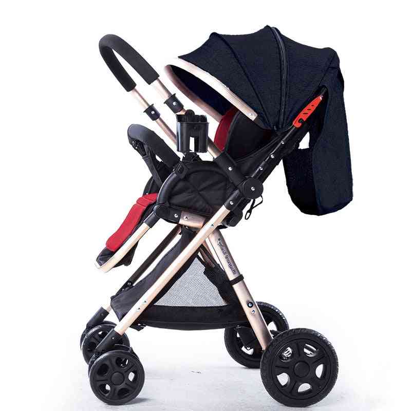 Prenosný detský vozík, odpružený skladací dáždnik do vreckového bicykla do auta