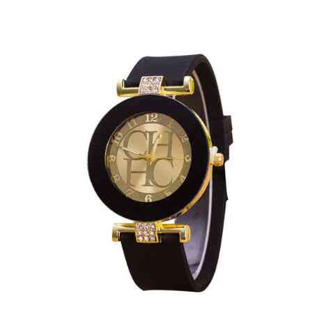 Orologi in silicone al quarzo casual moda Ginevra, orologio da polso da uomo e donna