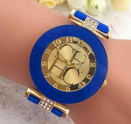 Fashion Geneva Casual Quartz Silicone Watches, Men's & Women Wrist Watch