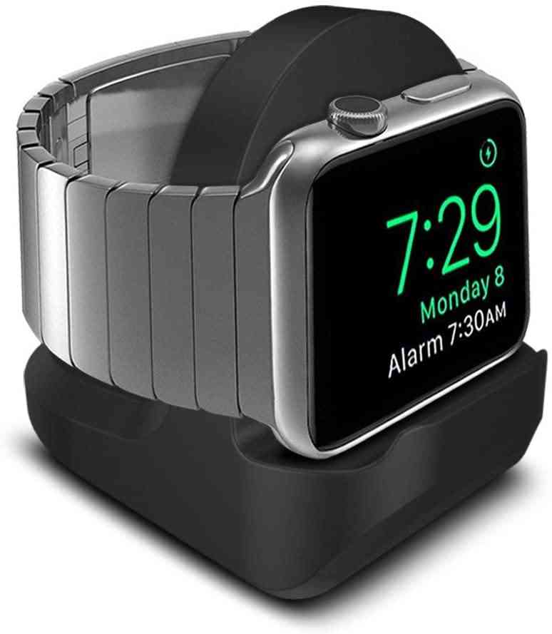 Silikoninen lataustelineen pidikeasema Apple Watch -sarjan älykkäille lisävarusteille