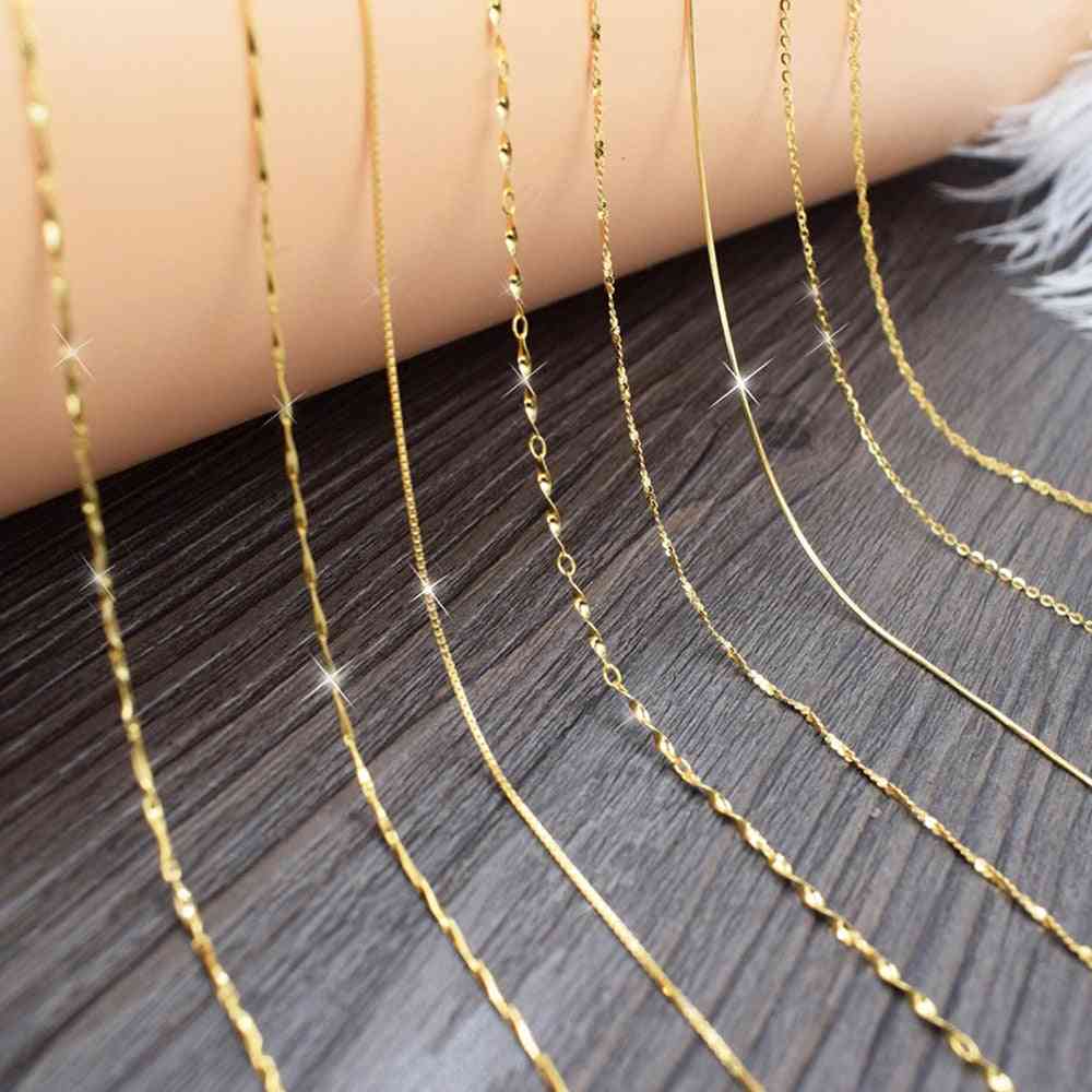 Sterling nakit ženski modni lanci pribor za ogrlice