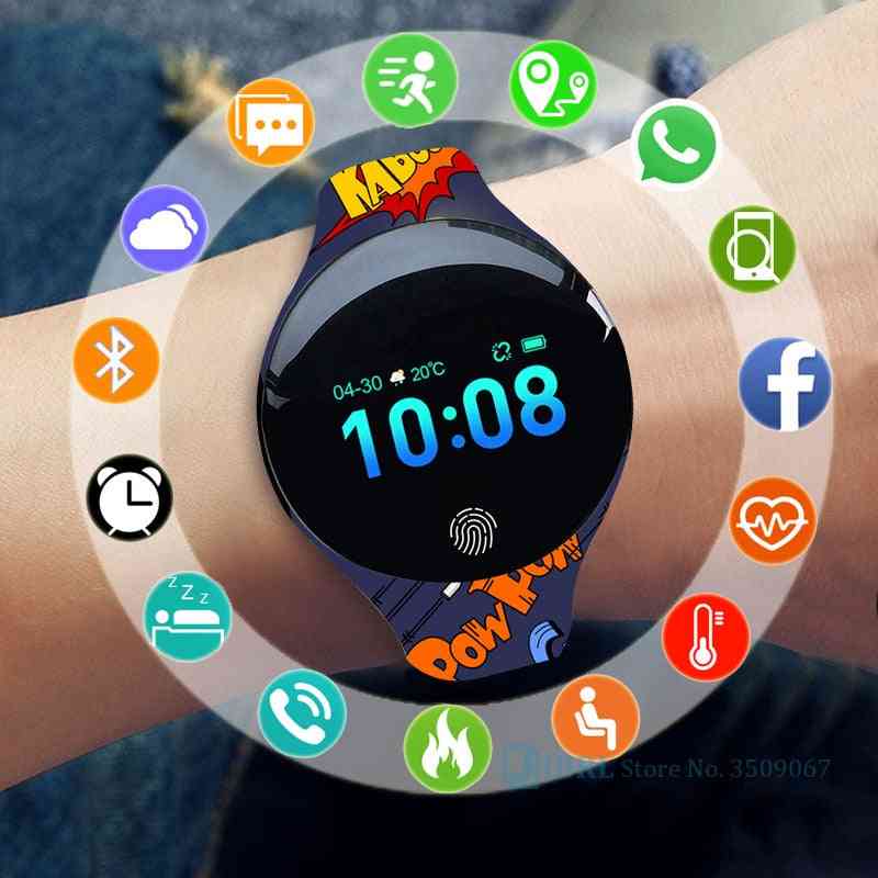 електронен светодиоден цифров спортен часовник