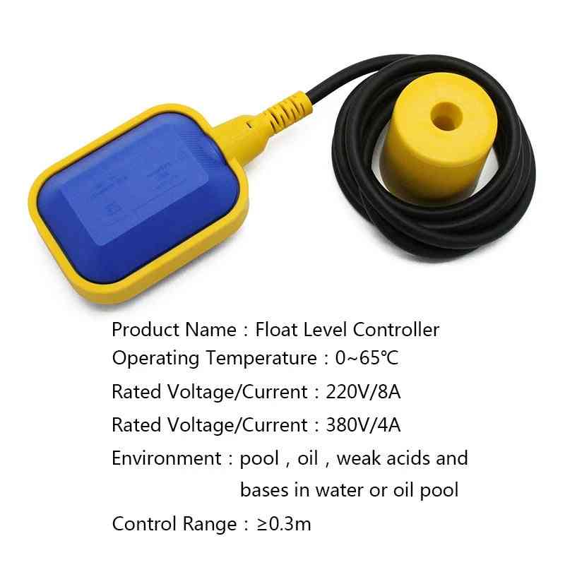 Float Level Controller Switch With Adapter Wire
