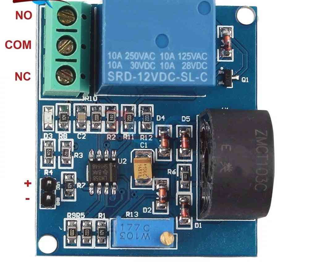 Ac Current Detection Sensor Module, Relay Protection, Over-current Switch Output
