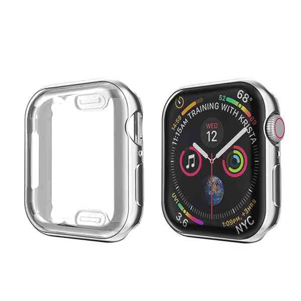 Transparent Cover For Apple Watch Series 3 2 1 38mm 42mm 360 Full Soft Clear Tpu Screen Protector