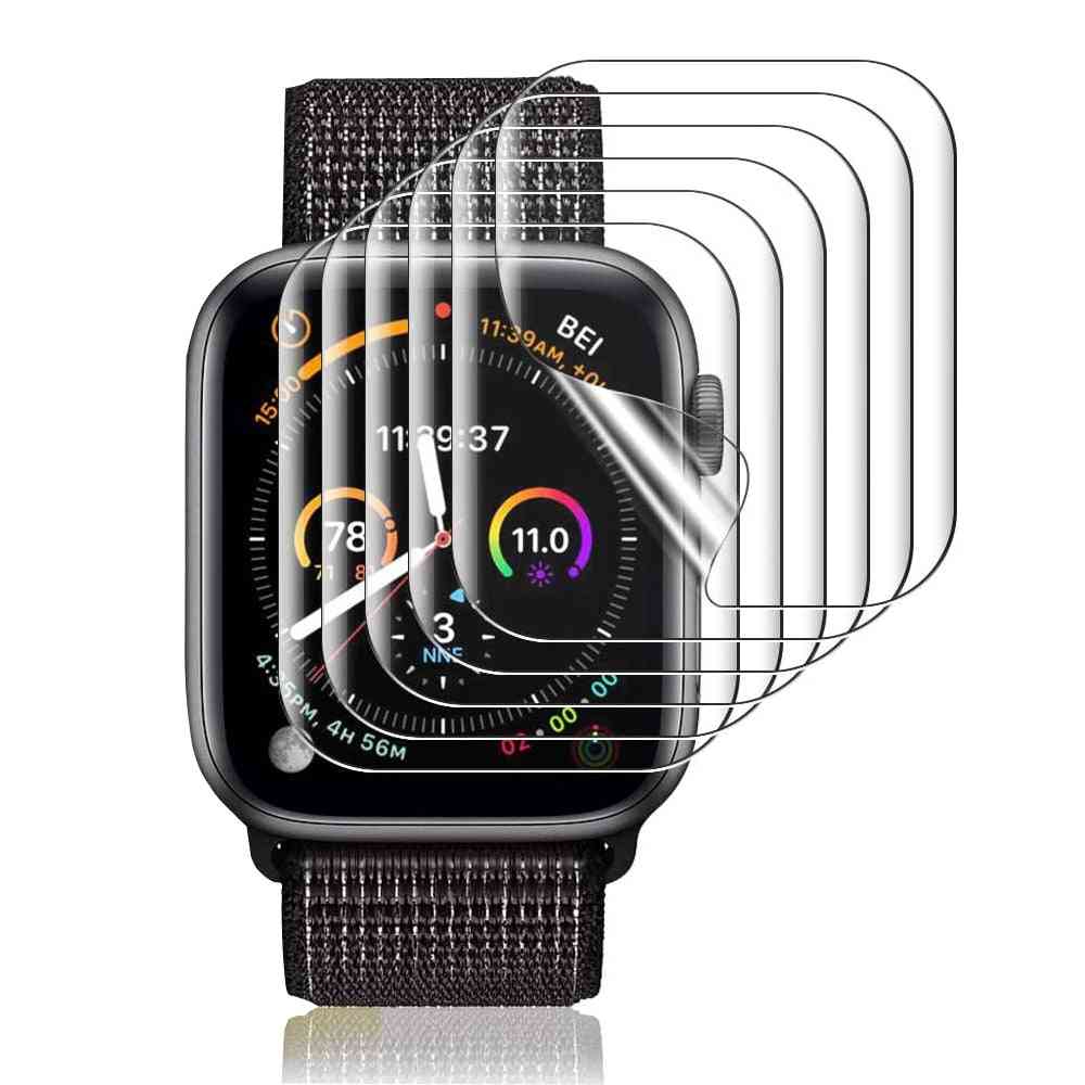 Screen protector serie flexibele tpu heldere film dekking bubble case voor apple watch