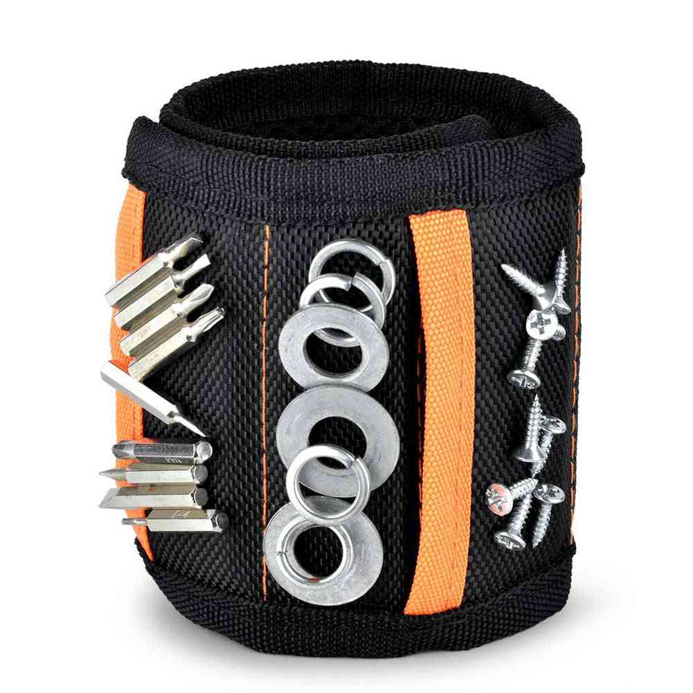 Magnetic Wristband, Strong Portable Bag - Screws, Drill Holder