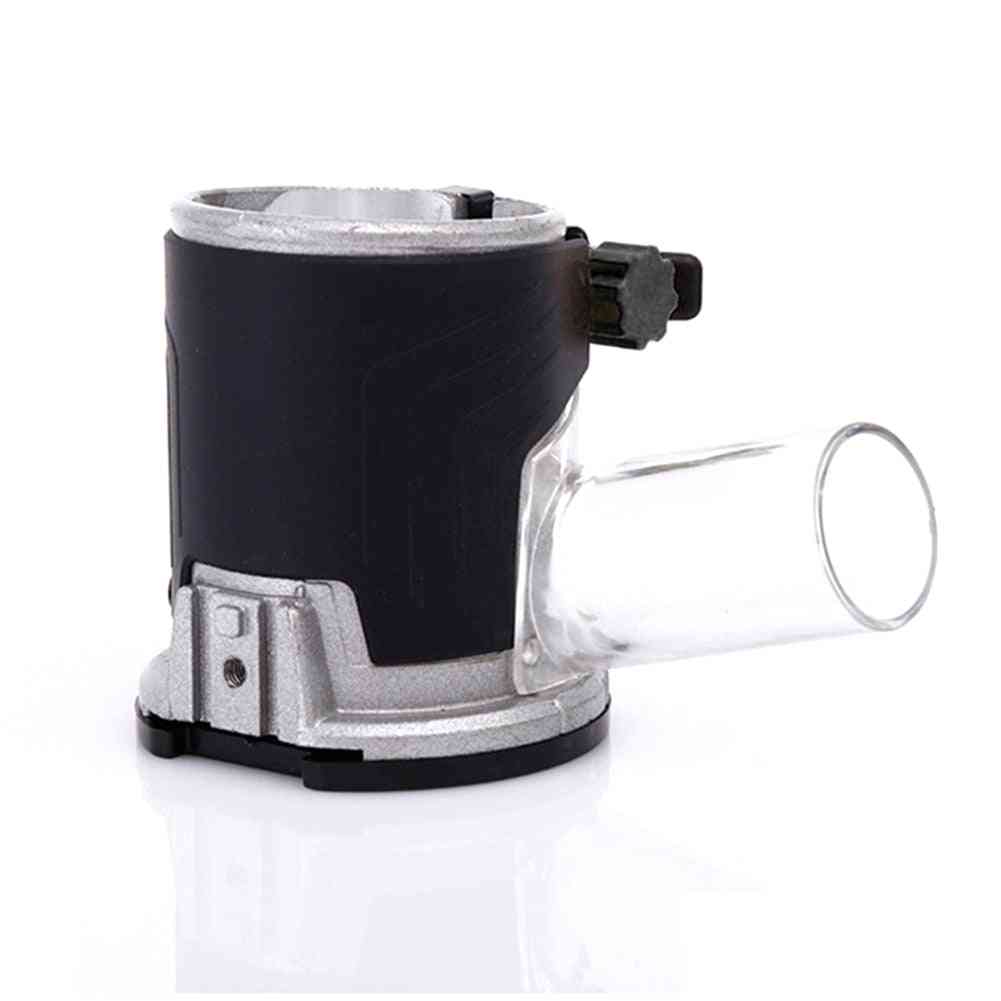 Plunge Router Base Vacuum Cleaner Trimming Machine