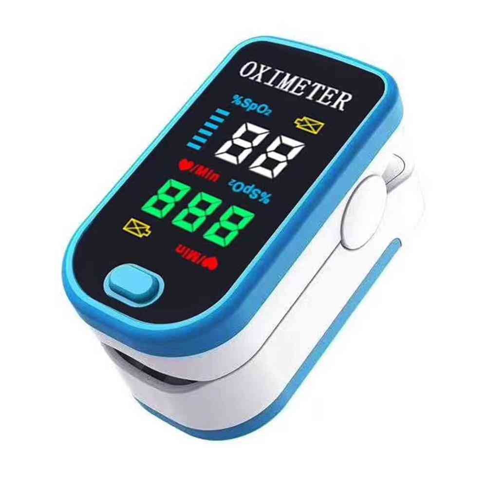 Digital Finger Pulse Oximeter, Blood Oxygen Heart Rate Health Diagnostic Monitor Tool Portable