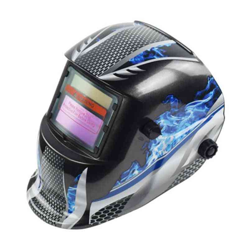 Automatisk mørk svejsning maske / hjelm