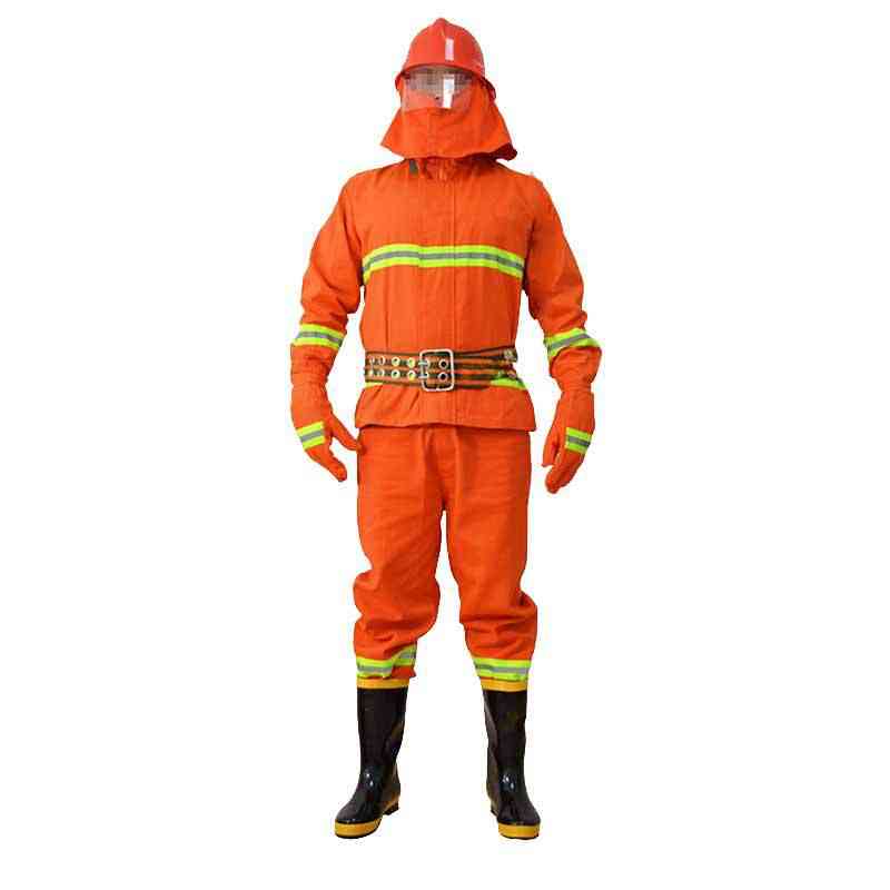 Atmungsaktiver Wärmestrahler Feuerwehranzug, hitzebeständige Sicherheitskleidung