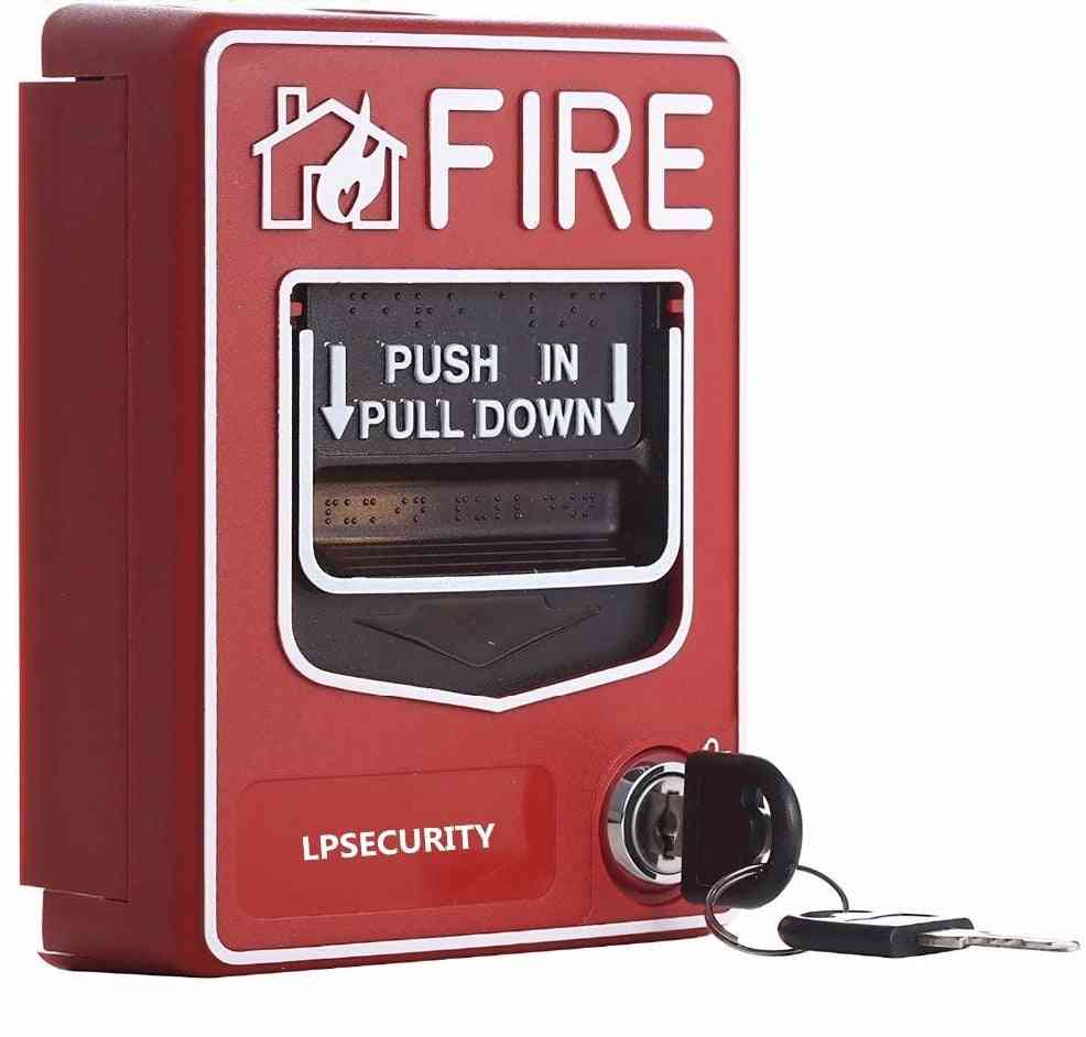 Fire Alarm System, Conventional Manual Call Point Button Station