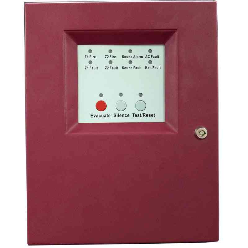 2 zoner brandalarm kontrolpanel, mini brandalarm kontrolsystem