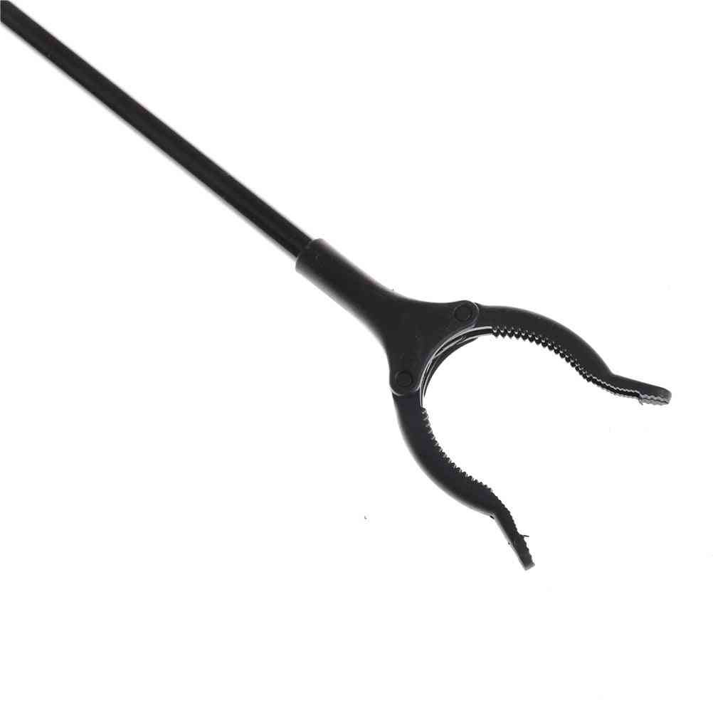 Recogedor largo, ayuda a alcanzar el palo de mano, herramienta de agarre del brazo de basura con garra