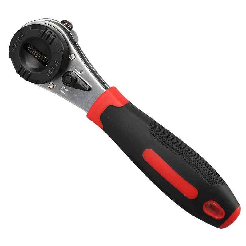 Adjustable Ratchet Wrench With Non-slip Handle