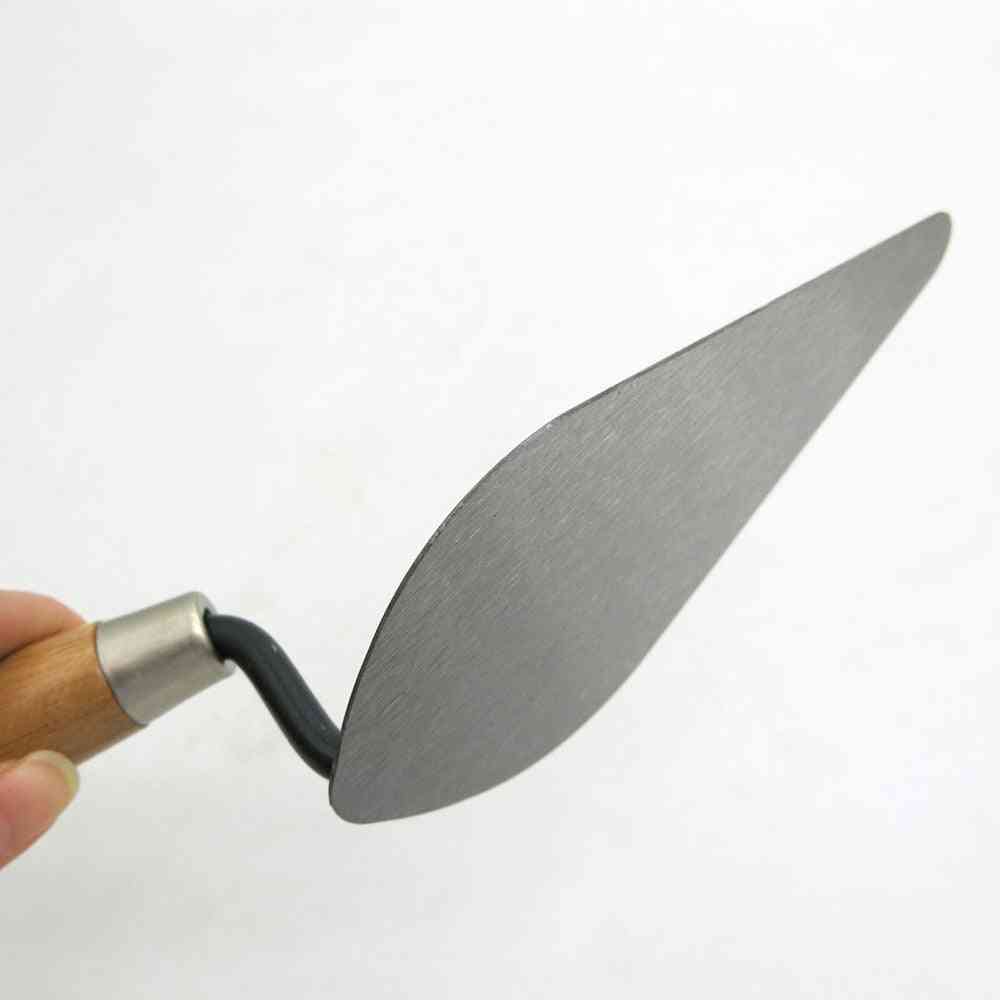Brick Trowel For Building Bricks Wall With Cement