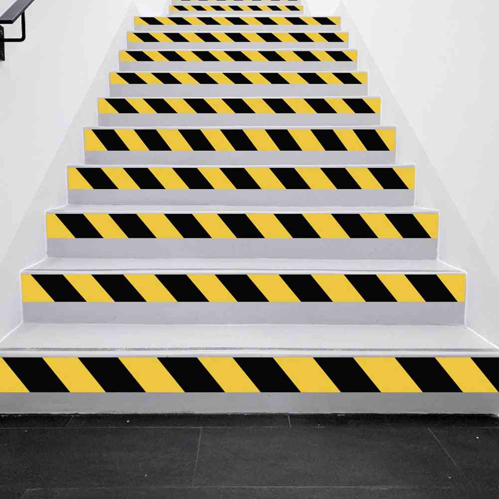 Self Adhesive Striped Dangerous Areas Safety Marking Floors Waterproof Warning Tape