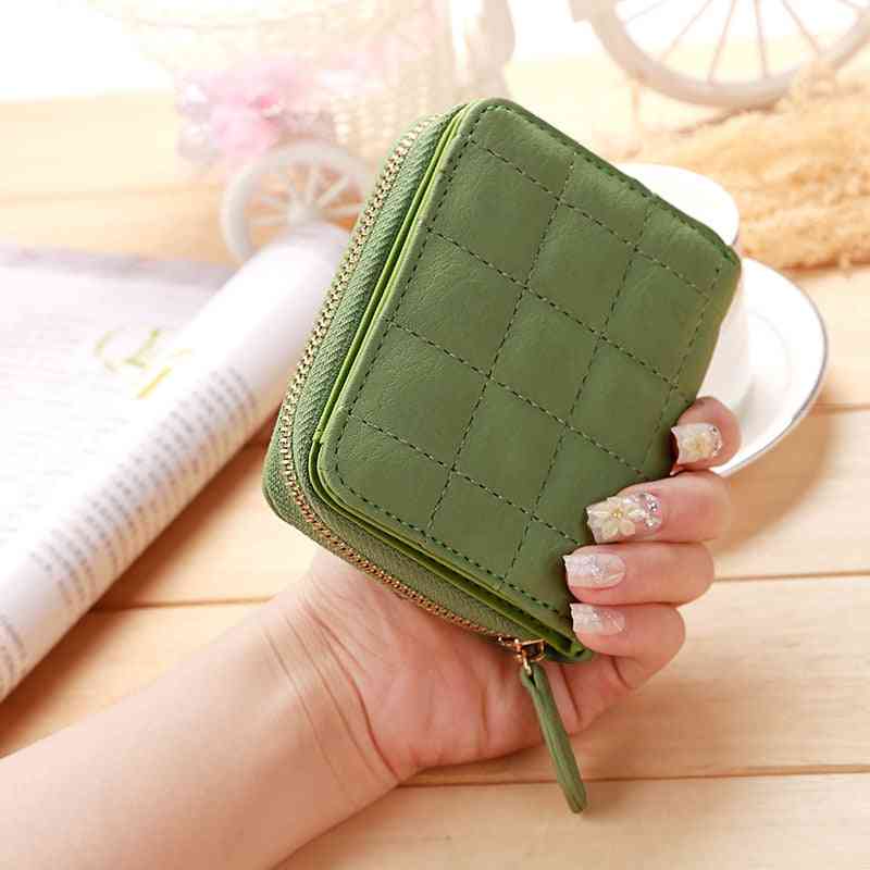 Women Wallets Leather Card Holder, Fashion Small Wallet With Coin Purse