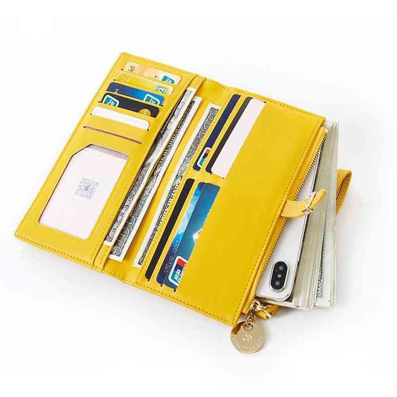 Kvinder tegnebøger kobling pung lynlås telefon lomme kortholder
