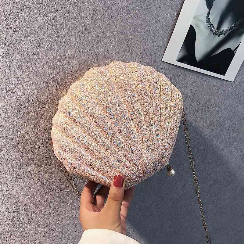 дамски чанти от естествена кожа, чанта с форма на черупка