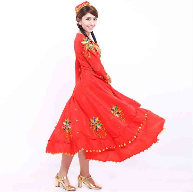 Frauen tanzen Kostüme, Performance National Uygur tanzt Kleidung