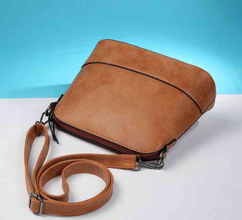 Women's Messenger Bag, Nubuck Leather Small Crossbody Bags
