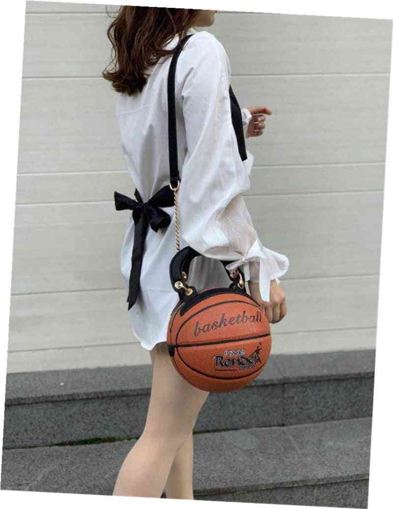 ženske messenger torbe, modna torba v obliki košarke
