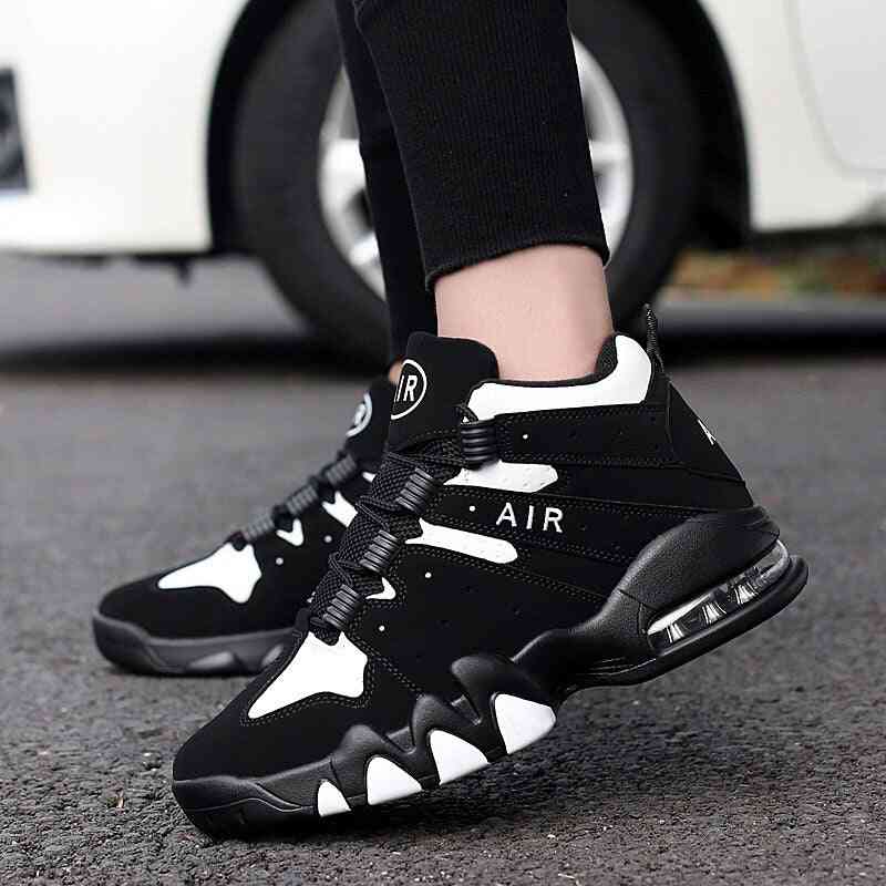 Basketball Sports Cushioning Athletic Shoes, Retro Sneakers