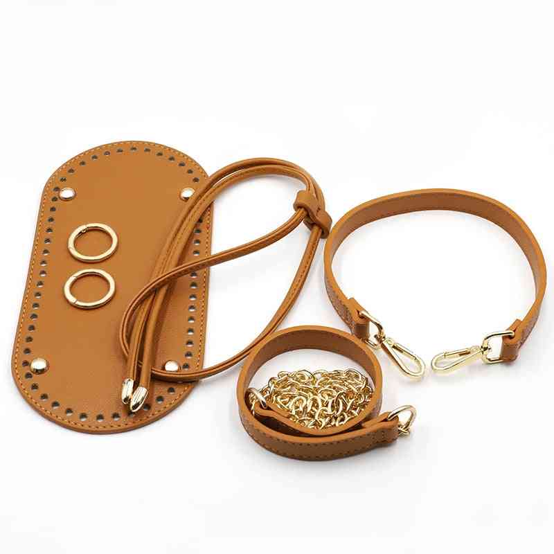Handmade Backpack Accessories, Bags Strap Bottom Bunches Leather Handles