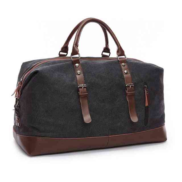 Large Capacity Travel Luggage Canvas Bag, Leisure Handbags