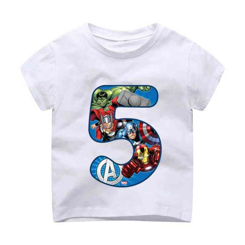 Feliz cumpleaños número 1 ~ 9 camisetas para niños - camiseta ropa para bebé niño niña