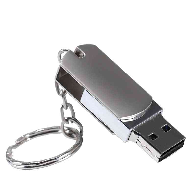 Portable Metal Usb Flash Drive Pendrive, Mini Memory Stick