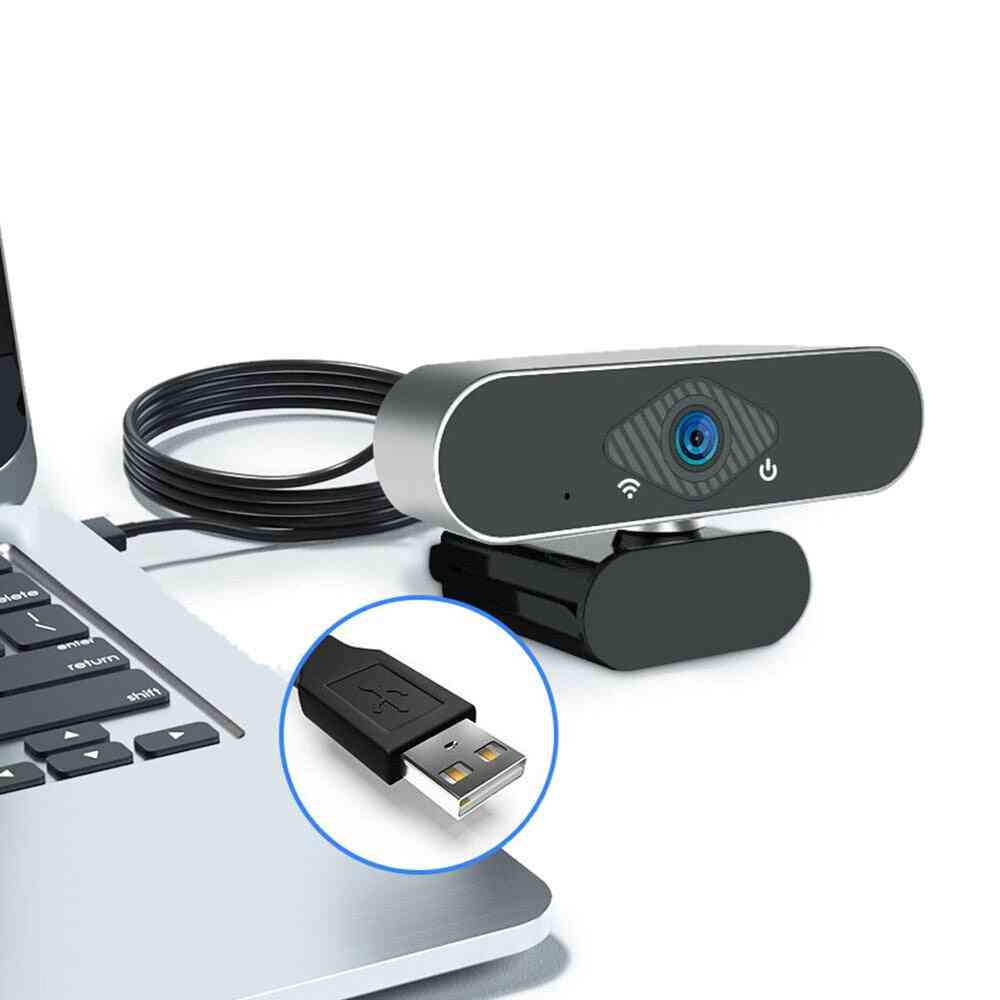 USB-webbkamera, ultra vidvinkel kamera, autofokus med inbyggd mikrofon för bärbar dator, PC, online-undervisning