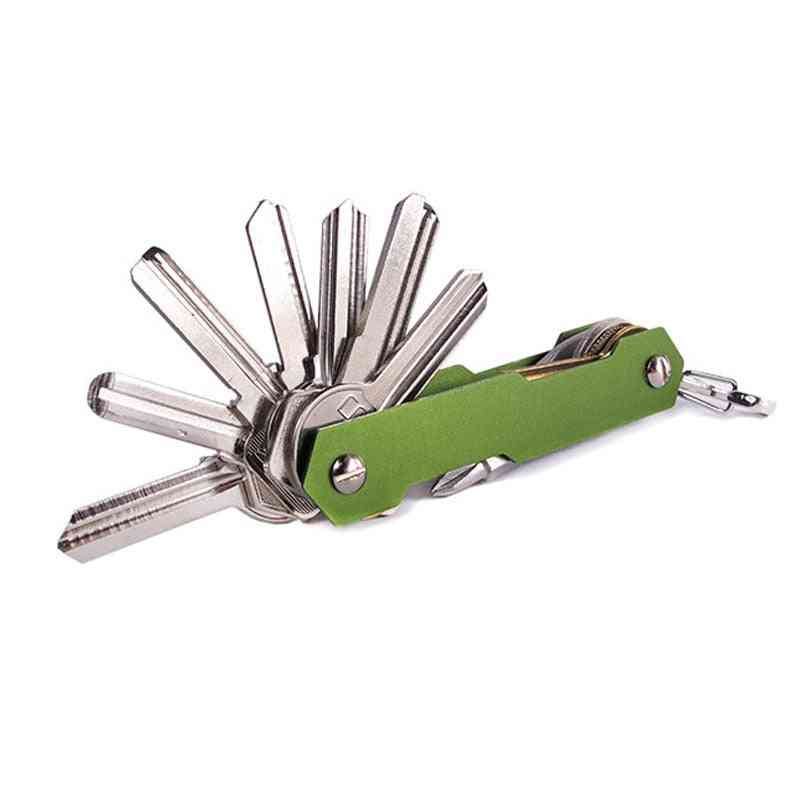 Edc key organizer clip sleutels slimme houder map sleutels portemonnee