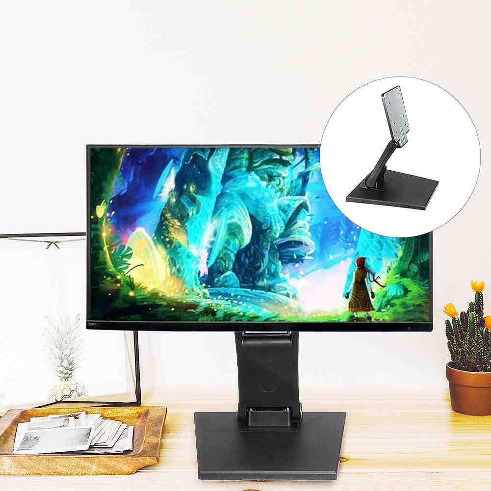 Desktop Monitor Holder Lcd Led Folding Display Touch Screen Stand Mount Bracket