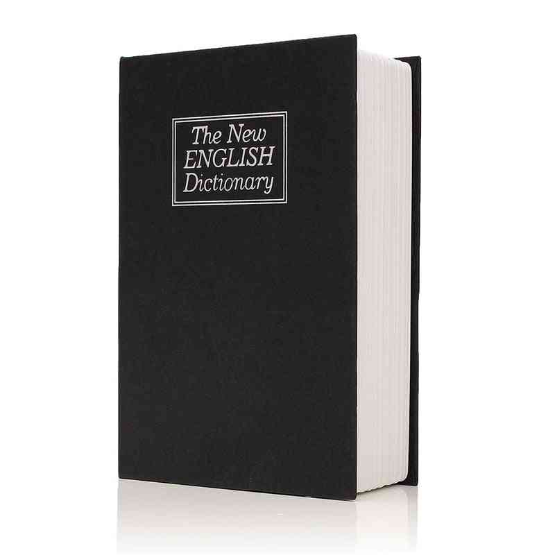 Dictionary Book Secret, Security Safe Key Lock, Cash Money Jewellery Locker Durable