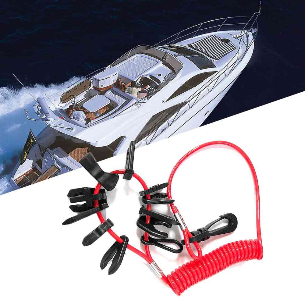 Stikalo za ubijanje čolna, ključni varnostni vrv