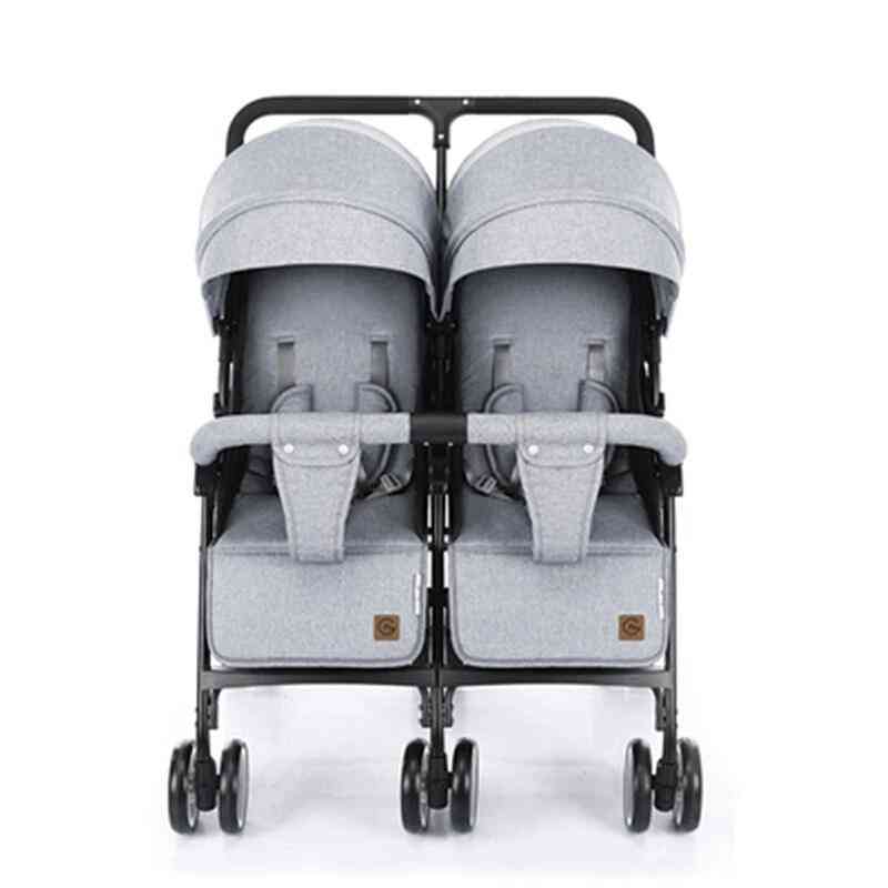 Twins Baby Stroller Sitting And Lying Portable Carriage Folding Seat