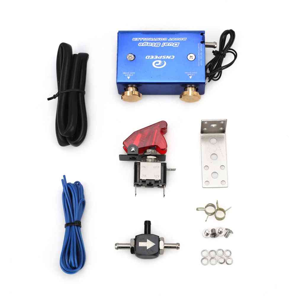 Dual Stage Electronic Turbo / Turbocharger, Psi Boost Controller Kit Switch