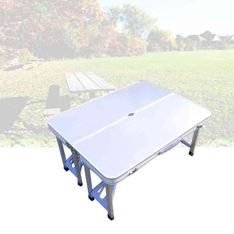 Outdoor Picnic Portable Foldable Aluminum Alloy Table/desk Chairs